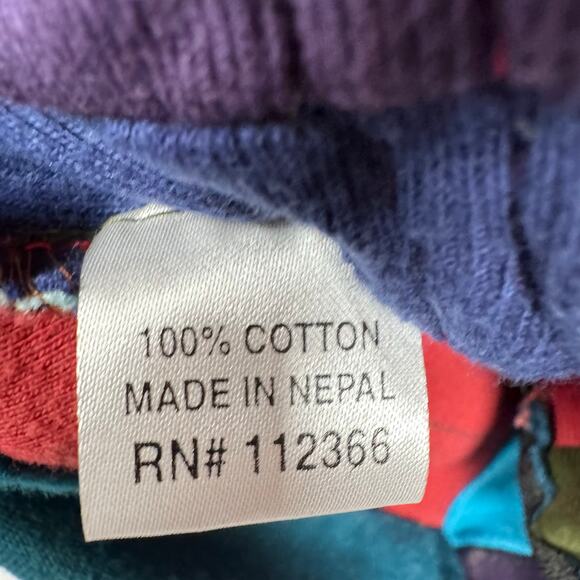 All That Jazz Cut Out Patchwork Full Zip Hoodie Boho Women's XL Hippie Festival - Picture 10 of 10